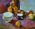 Dishes and Fruit Fauvism